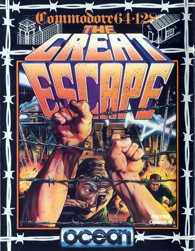 Escape box art for Commodore 64